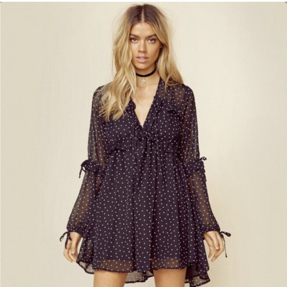 FOR LOVE AND LEMONS Truffle Babydoll Dress: SZ S